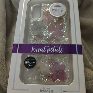 Case Mate Karat Purple Petals for iPhone X + XS